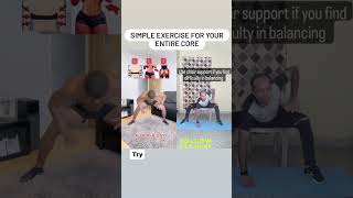Simple effective exercise for your Core to burn a good amount of calories 🤗