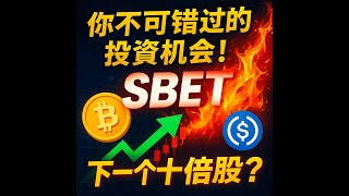 你不可错过的投资机会！| SBET,下一个10倍股？ #BMNR #btc  #ethereum