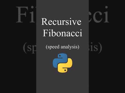 Analyzing Runtime for Recursive Fibonacci in Python (Part 1) // #Shorts