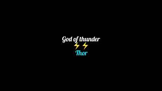 God of thunder Thor vs Thanos | Aarambh hai prachand | #shorts #marvel #thor