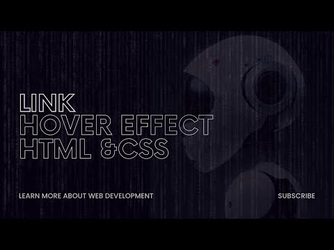 link hover effect with html and css || link ka uper animation kasa lagay