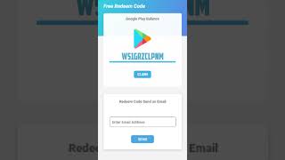 Free Google Play Redeem Code🔥Today Free Google Play Gift Card Code's || #redeemcode
