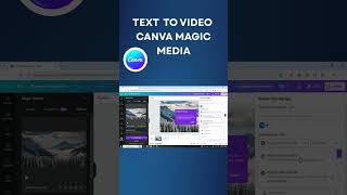 Text to video using Canva AI | Canva Magic Media | #canvavideoeditor #canvamagic  #canvamagicdesign