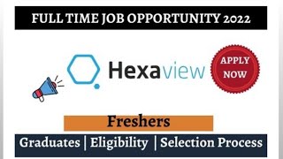Hexaview Hiring Software Quality Engineer Apply fast#youtubepartner#Qualityengineerjobs#freshers