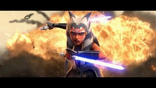 Ahsoka vs Mandalorian Warriors - Star Wars: The Clone Wars - Season 7 Episode 9