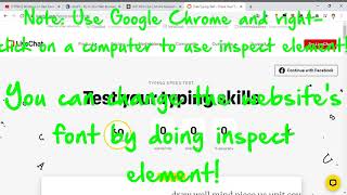 How to change the font on a website! | Google Chrome Inspect Element #1