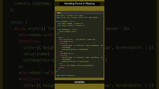 Mastering Form Handling in React