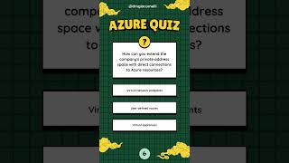 Azure Quiz 114 #azure #cloudcomputing #quiz