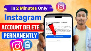 How to Permanently Delete Instagram Account | Instagram Delete Kaise Kare | 2025 Full Process