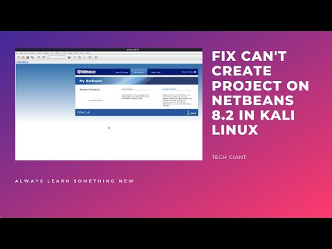 How To Fix Can't Create Project On Netbeans 8.2 In Kali Linux 2021