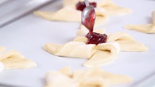 Martha Stewart’s Simple Raspberry Pinwheel Danish Recipe | Martha Bakes | #Shorts