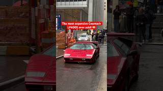 The 1 of 2 Countach Turbo LP400S sold for a record $1.1M! 💵  #lamborghini #lamborghinicountach
