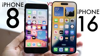 iPhone 16 Vs iPhone 8! (Comparison) (Review)