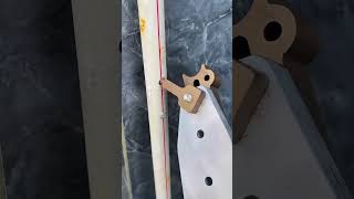 Filling a Hole in the Pipe Accurately Using Clamp and Screw Method#contruction #DIYrepair #pipefix