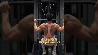 適合新手的一套背部訓練計劃#fitness #automobile #健身 #motivation #运动 #热门 #aesthetic #shorts