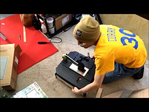 Layout benchwork thin light shelf construction timelapse