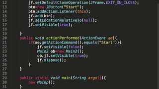 Java Swing JFrame Back Option Tutorial | Frame Transitions | Java Basics