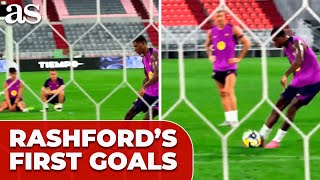 RASHFORD'S FIRST GOALS for BARÇA leave fans in AWE