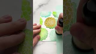 Easy DIY Stamped Greeting Card! - ASMR Crafting #asmr #asmrsounds #craft
