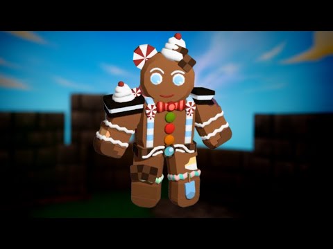 Short Gameplay With The GINGERBREAD Kit [Roblox Bedwars]