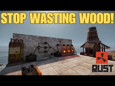 🔥 Stop Wasting Wood in Rust! 🔥 Ultimate Furnace Efficiency Guide