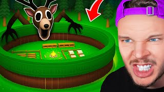 I built an ULTRA SECURE Base to Survive 99 Nights in the FOREST! (Roblox)