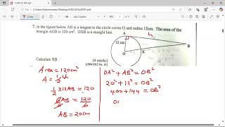 Circles, Chords and Tangents  Form 3Mathematics