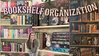 bookshelf organization ⋆˚♡₊✧ bookshelf tour & building billy birch/oak effect bookshelves