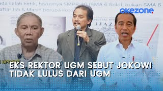 BOOM! Roy Suryo Tunjukkan Video Eks Rektor UGM Ungkap JOKOWI Tak Lulus dari UGM