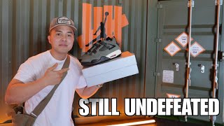 Jordan 4 Undefeated Pick Up VLOG, REVIEW and On Foot