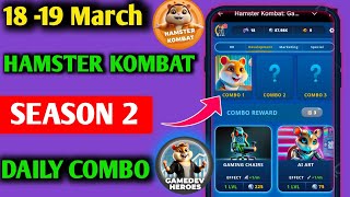Hamster Kombat Game Dev Daily Combo | 19 March Hamster Kombat Daily Combo | Hamster Daily Combo