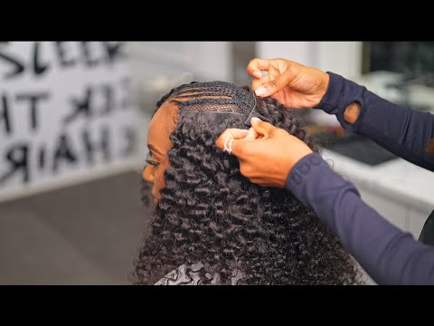 Protective Curly Hairstyle | Crochet Hairstyle | Clip In Hair Extensions | Go Sleek Hair
