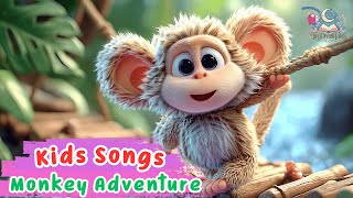 Cheeky Monkey’s Jungle Adventure – Fun Animal Song for Kids | Tiny Dream Tales