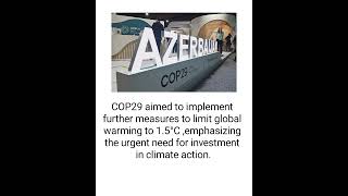 COP29 Baku,Azerbaijan #United Nations Climate Change Conference of 2024 # Geography and History