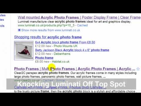 Promo Video: 1st Page Search Engine Results Following SEO campaign