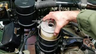 WW2 Jeep Oil and Filter Change Service for Willys MB / Ford GPW