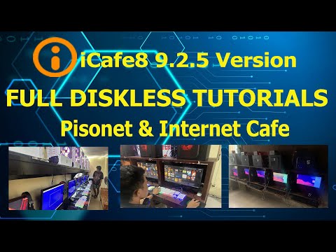 icafe8 9.2.5 Full Diskless Tutorials ( Tagalog Version )