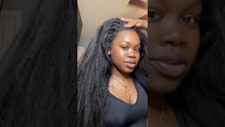 😱God, can you believe this is a wig!  #wigtutorial #blackgirlmagic #kinkyedges #atinawigskinkyedges
