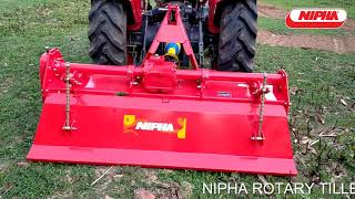 NIPHA ROTARY TILLER FIELD DEMO #NIPHA #ROTAVATOR #PREMIUM