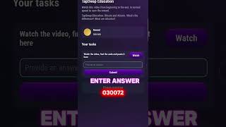 TapSwap Daily Mission 5 #freeairdrop #tapswap #telegram #telegrammining 1280p 30fps H264 128kbit AAC