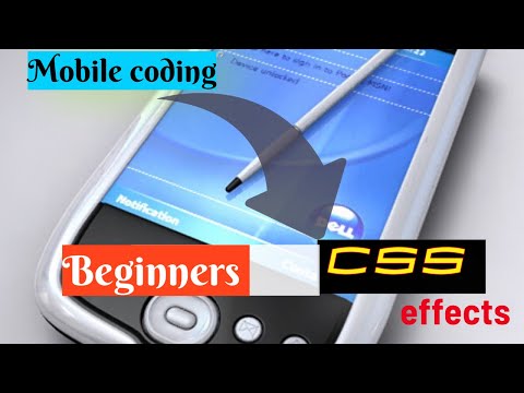 CSS effects using a smartphone (beginners)