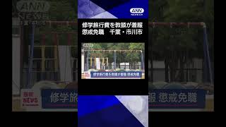 【ニュース】修学旅行費を教頭が“着服”　懲戒免職　千葉・市川市 #shorts