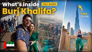 Inside Burj Khalifa and Sky View Observatory - Full Tour With Total Expense | Dubai Vlog