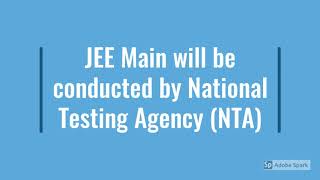 Changes in JEE Mains 2019