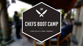 JBF's Chefs Boot Camp for Policy and Change