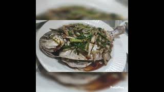 Steam Pampano Fish in Ginger SoySauce #fishdishes #lutongpinoy #friedfish #foryou
