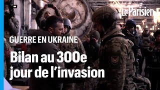 Ukraine : au 300e jour de l'invasion, Zelensky se rend à Bakhmout, le front le plus violent