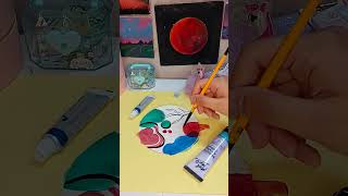 Easy acrylic painting idea #art#drawing#painting#easyart#artidea#acrylic#diy#shorts
