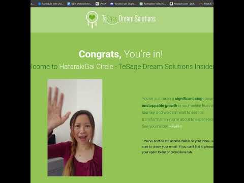 Join HatarakiGai Circle (free membership for online course success)  @TeSageDS