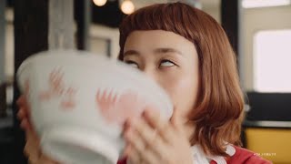 【逆再生】ラーメンを口から出したあと白目になる三戸なつめ